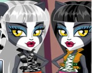 Monster High Chibi Werecat Sisters online rajzfilm játék