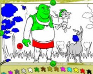 Shrek 2 create color online rajzfilm játék