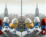 The Smurfs spot the difference online rajzfilm játék