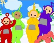 Tubbies sliding winter online rajzfilm játék